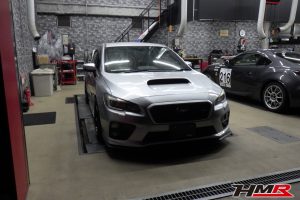 ADVAN19インチ ARROWZ車高調装備のWRX STI(VAB)の納車前点検整備を行いました