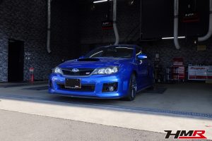 フジツボマフラー TEIN車高調装備のインプレッサWRX STIスペックC(GVB)の納車前点検整備を行いました。