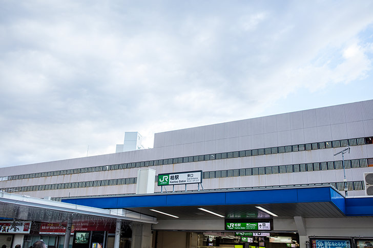 JR柏駅中央改札 朝市