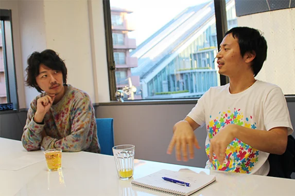 シモダテツヤ氏とみよしこういち氏