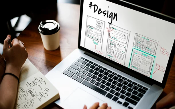 Webサイトの構成画面