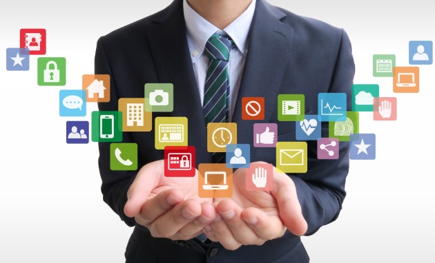 コンテンツイメージと男性