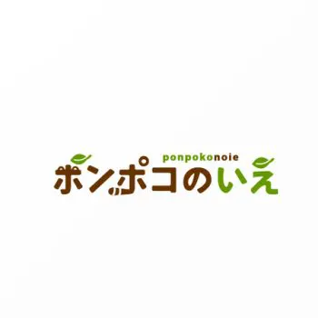 住宅会社「ポンポコのいえ」のロゴ