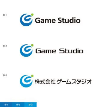 ゲーム開発会社「株式会社ゲームスタジオ」のロゴ