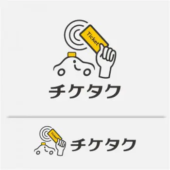 タクシーチケットサービス(サイト)「チケタク」のロゴ