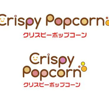 「クリスピーポップコーン Crispy Popcorn」のロゴ