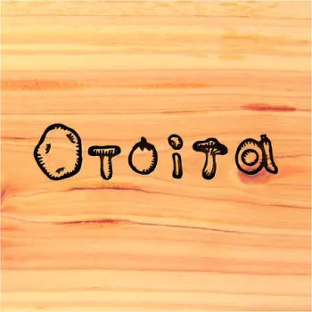 心地よい音が特徴のヒノキ製まな板「音板（オトイタ）」のロゴ