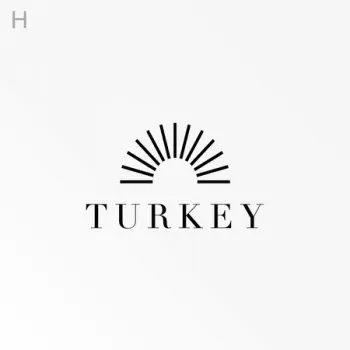 オーダーメイドスーツ販売の会社ロゴ「TURKEY」とスーツの裏地に付けるブランドネームタグ