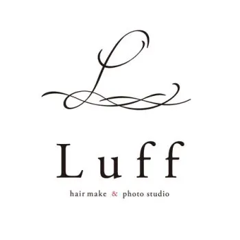 フォトスタジオ＆ヘアメイクサロン「Luff」のロゴ