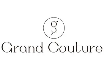 新規オープンのウエディングドレスショップ「Grand Couture」のロゴ