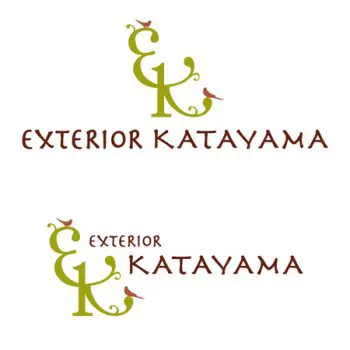エクステリア工事の会社「EXTERIOR KATAYAMA」のロゴ