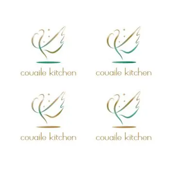 パンと料理の教室「クエルキッチン（Couaile kitchen）」のロゴ