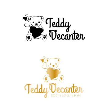 テディベアーのお酒ボトル「Teddy Decanter」のロゴ