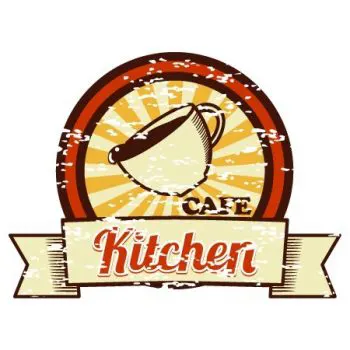 オーストラリアのＮＳＷの田舎に開業するカフェ「Kitchen」のロゴ
