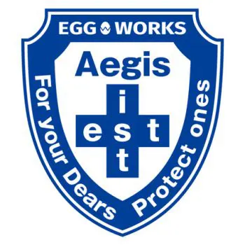 「抗菌」をテーマにした新たな商品「Aegis+ （イージス プラス）」のロゴ