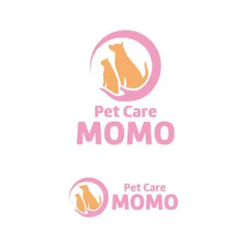 高齢犬のケアサポートを行うペットケアサービス「ペットケアMOMO」のロゴ