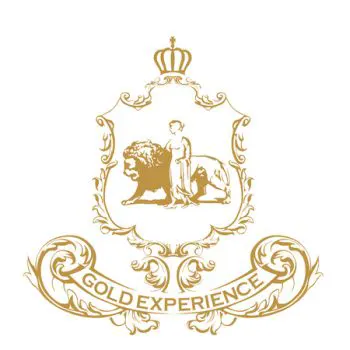 高級品を販売するお店「GOLD EXPERIENCE」のロゴ