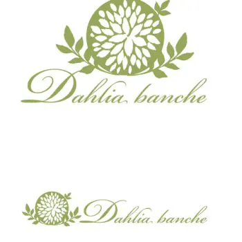 教室ポーセラーツサロン 「Dahlia blanche」のロゴ