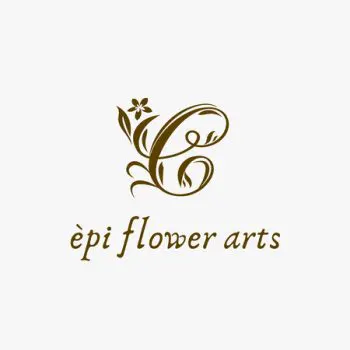 フラワーデザイナー「epi flower arts」のロゴ