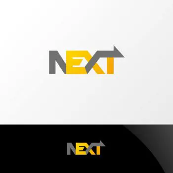 トラック販売展示場の新屋号「NexT」のロゴ