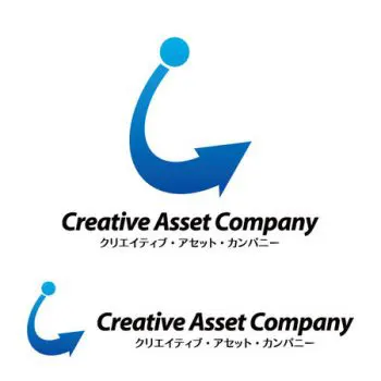不動産コンサル会社のシンボルマークロゴと文字デザイン