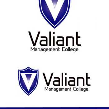ビジネススクール Valiant Management College ロゴデザイン ロゴペディア