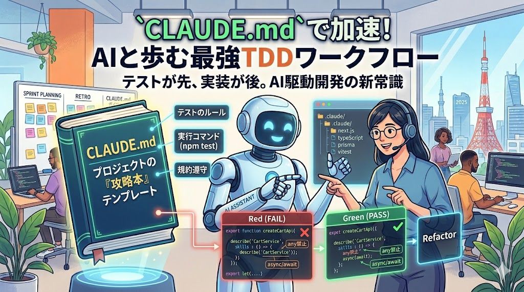 Claude Code × TDDで加速するAI駆動開発