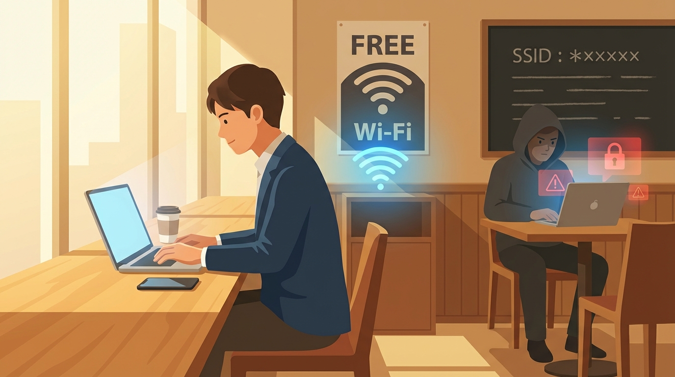 カフェのフリーWi-Fiは危険？NordVPNで安全に作業する方法【2026年版】 – 画像3