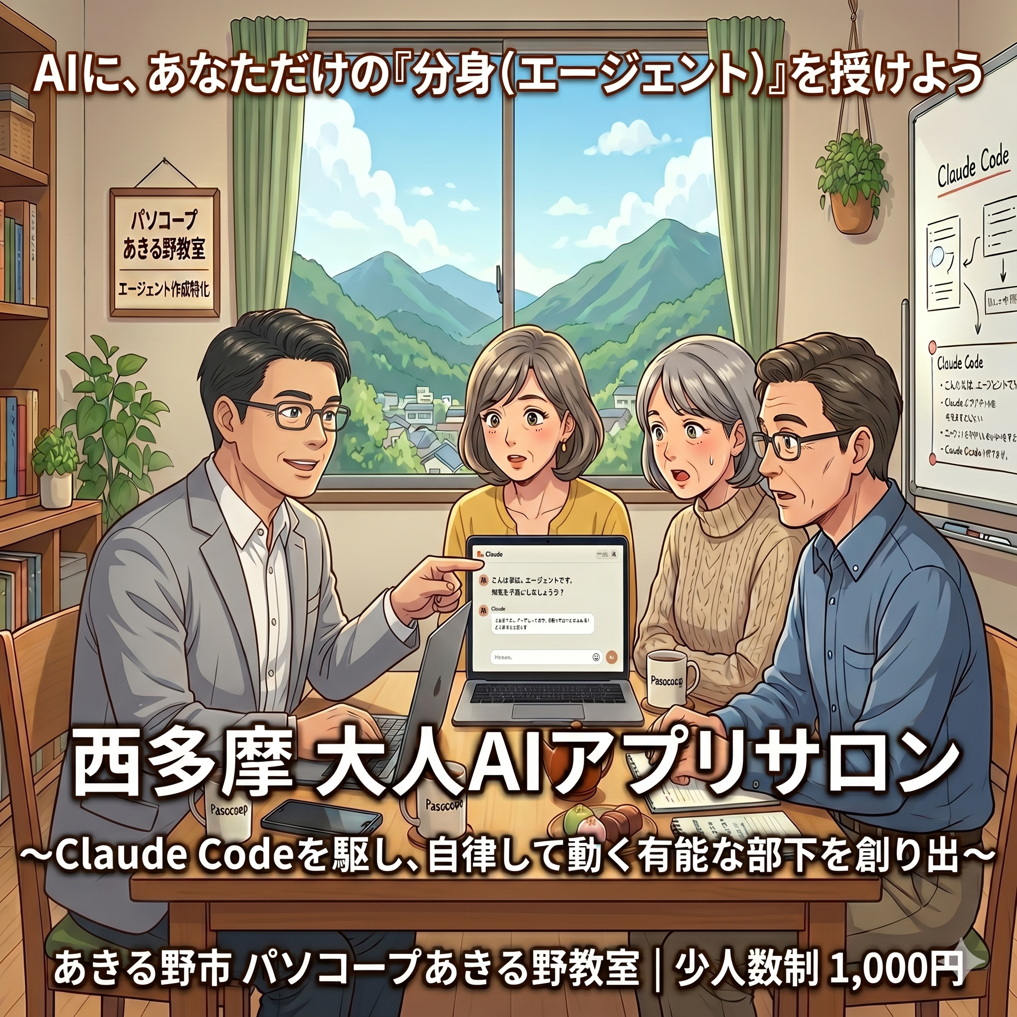 西多摩 大人のAIアプリサロン,b,  