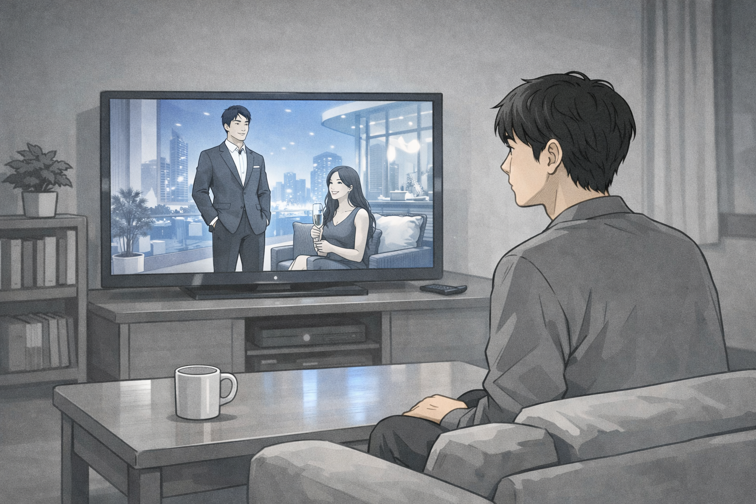 マスメディアは、その物差しの先にある理想像を見せた。