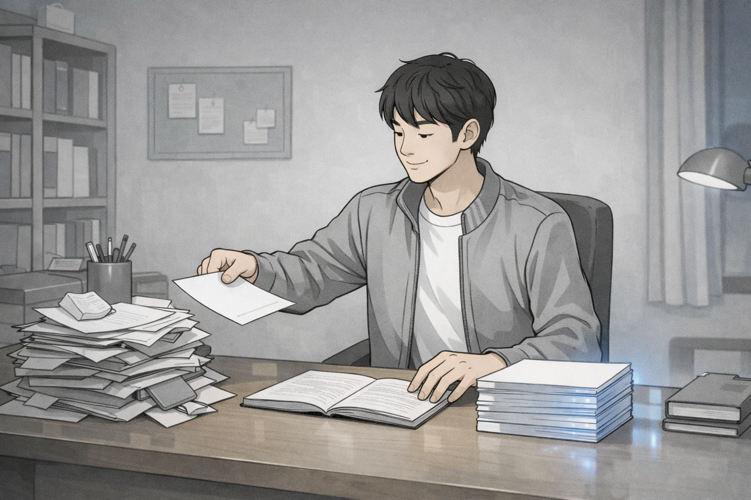 終わった、進んだ、片付いた。その感覚が不安を整える。