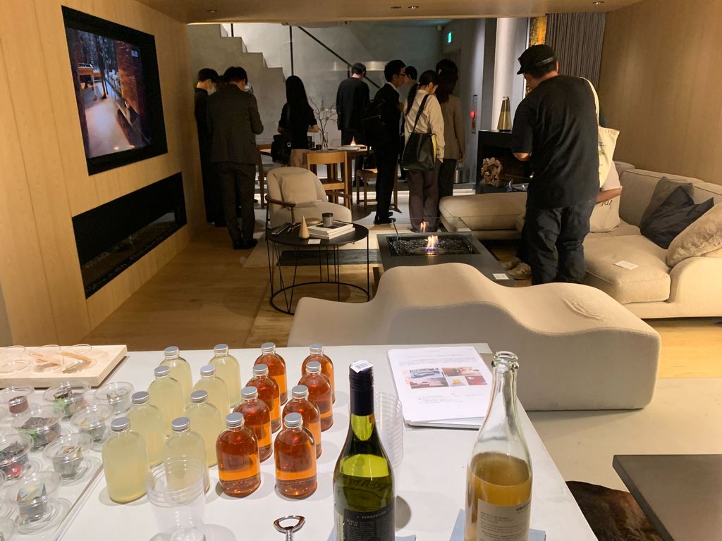 新しいEcoSmart Fireのプロダクトをローンチした際のローンチパーティ🍷✨
