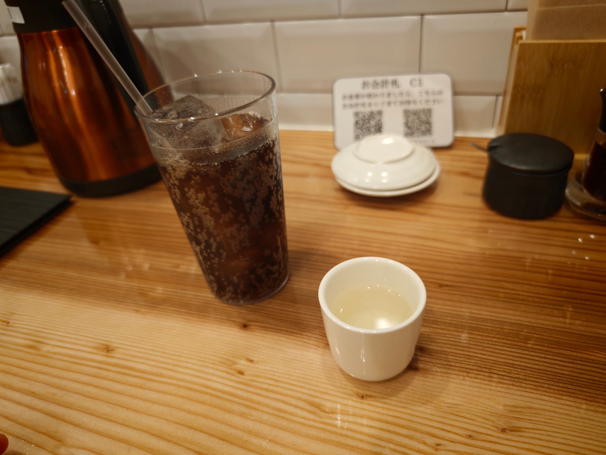 料理前の､かつお出汁