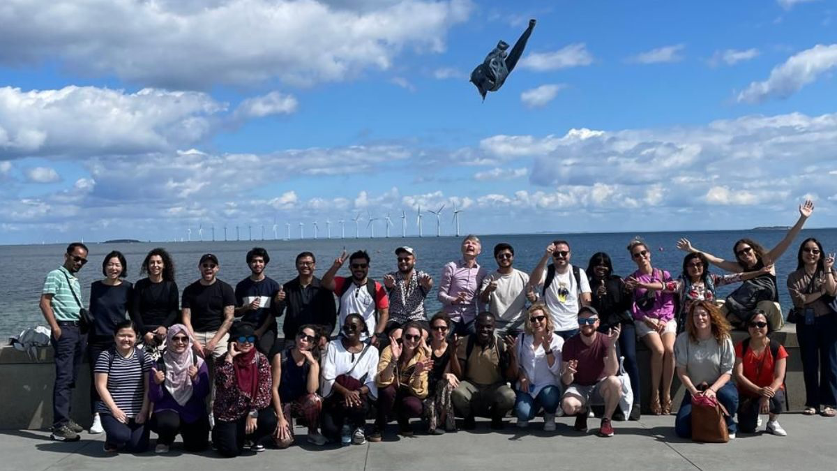 Group picture during Urban Resilience Intensive training program at Copenhagen Denmark