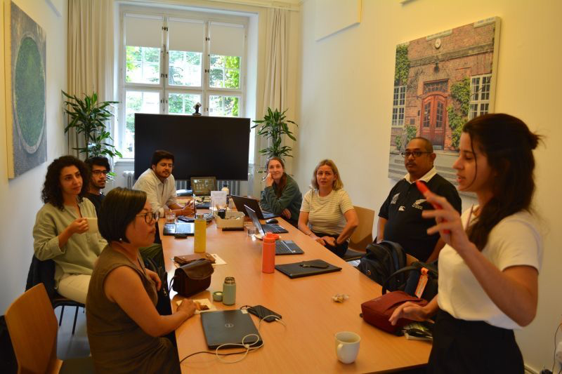 Group discussion at Urban Resilience Intensive Training in Copenhagen Denmark