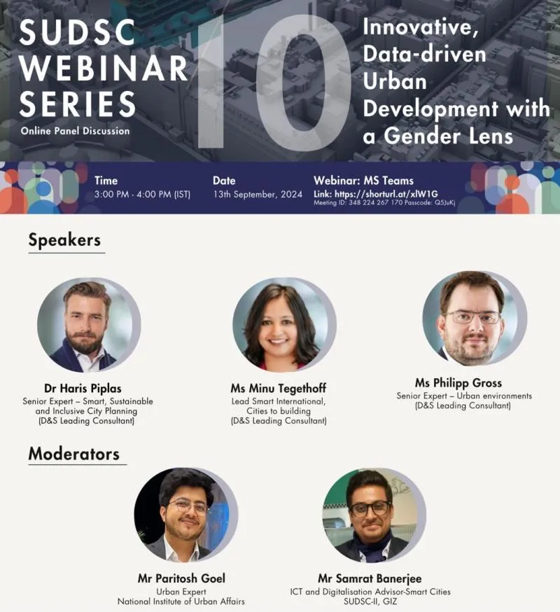 Moderated session on Innovative, Data-driven Urban Development with a Gender Lens