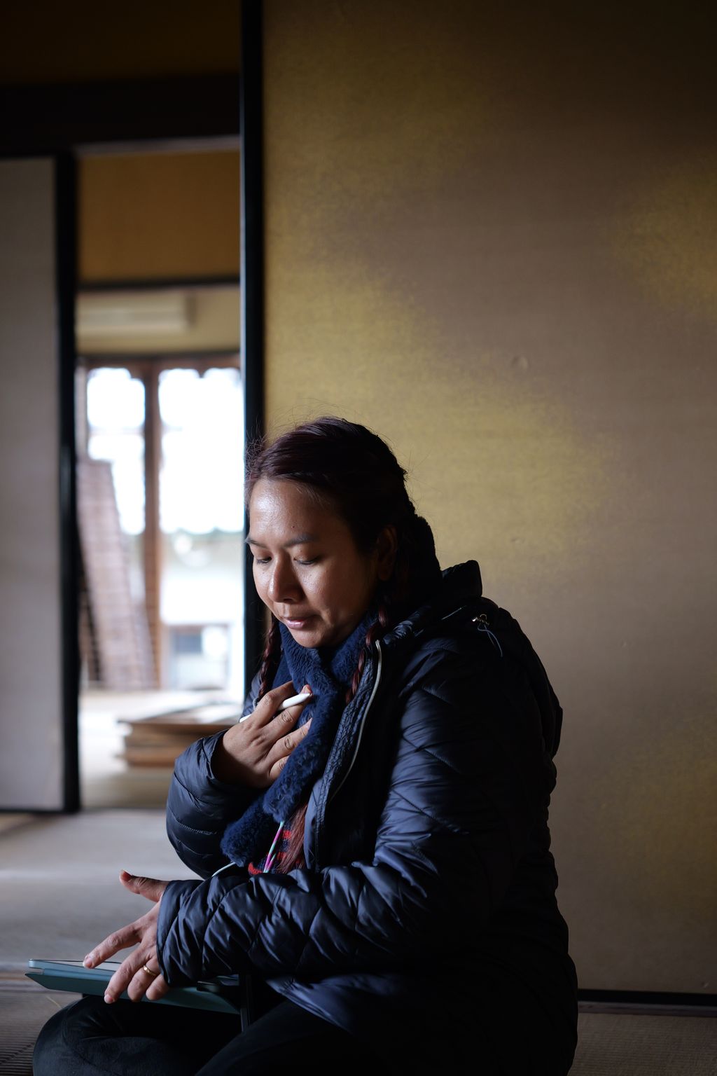 Zun Ei Phyu at old Kominka House 