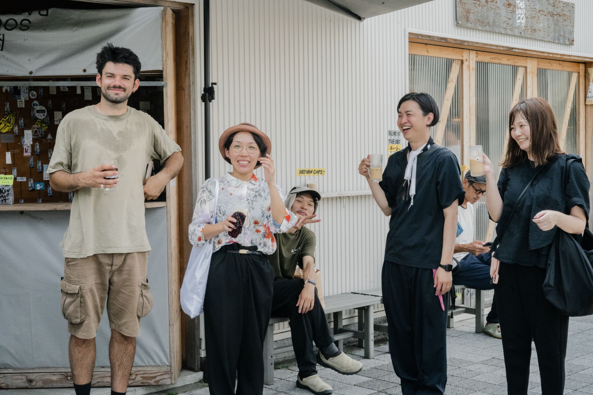 Jules and ***in Residence Kyoto’s office member at the “Walking Tour” in Kita-ward, Kyoto city.