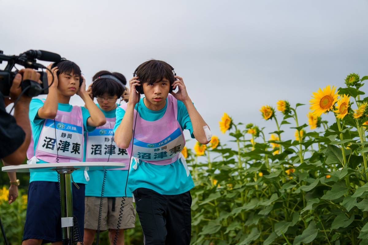 図２．問題を真剣に聞く大将・高月さん