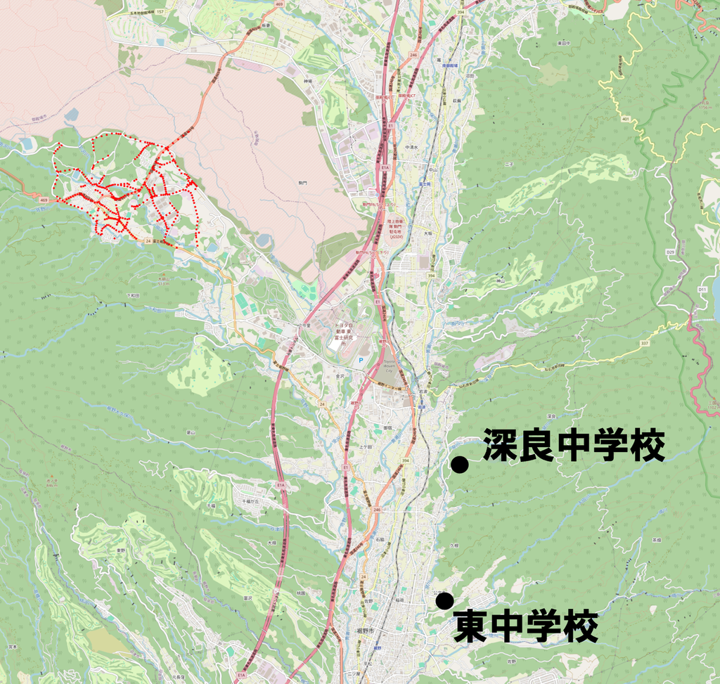 図6.t = 0(初期配置)