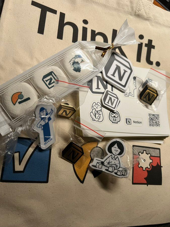 Notionのノベルティグッズ