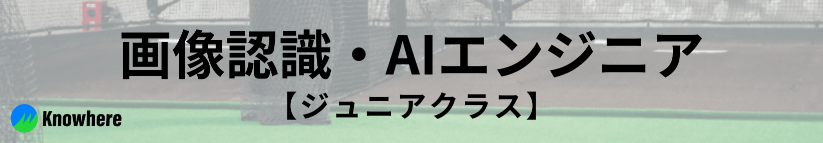 画像認識・AIエンジニア（ジュニアクラス） (1)