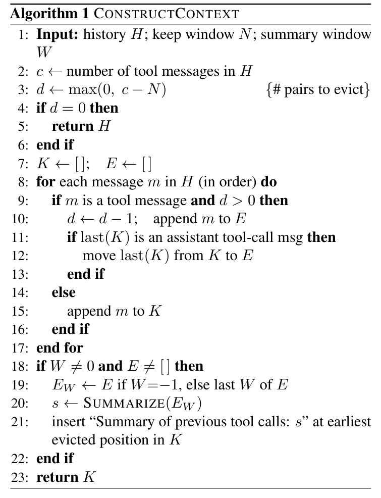 論文 Algorithm 1 ConstructContext