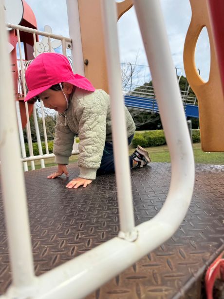 お弁当の後にもう少し遊んで