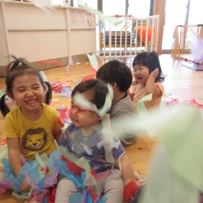 わぁ～～～と、嬉しい楽しい子ども達🎵