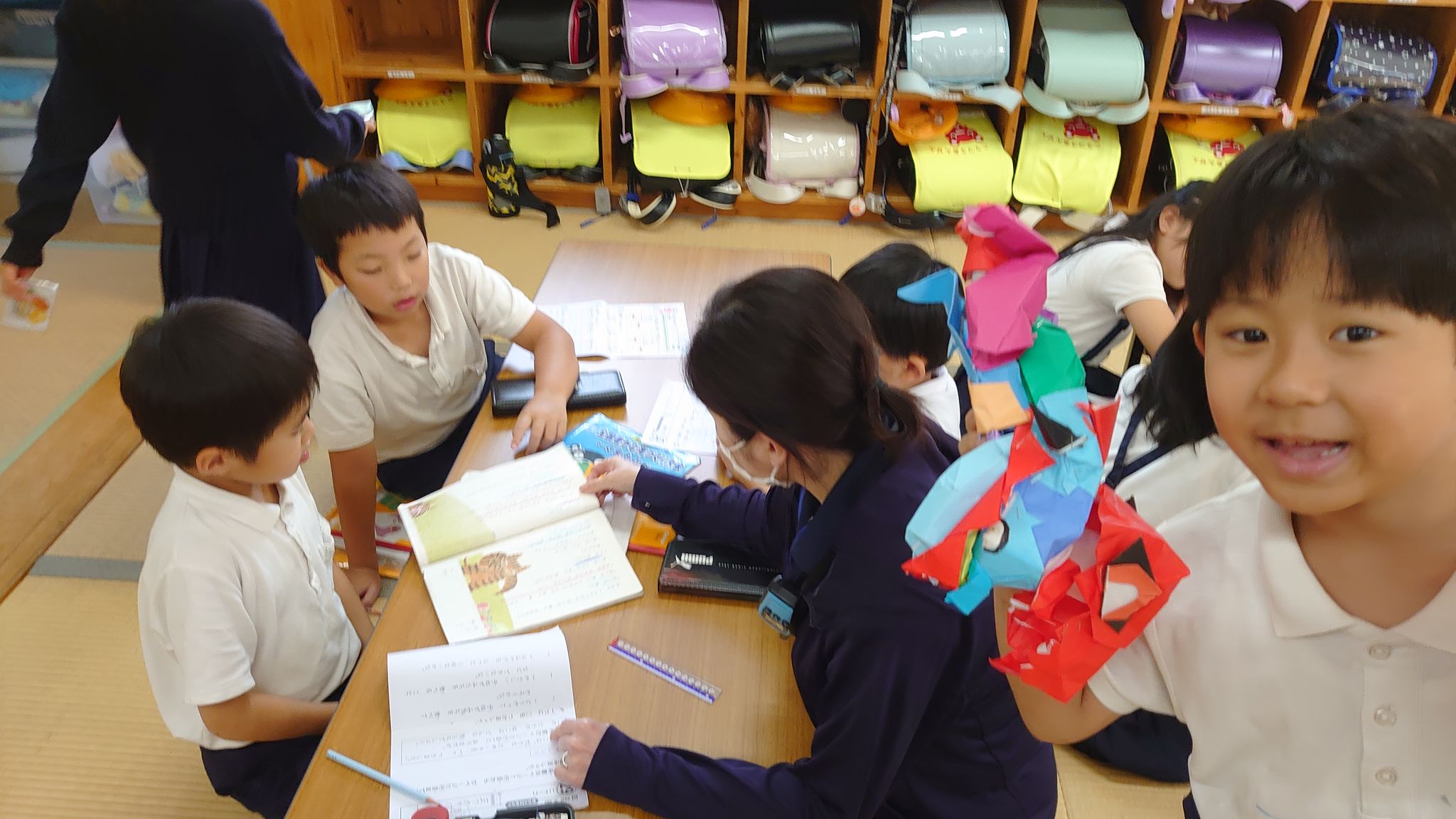 学習の様子の外観