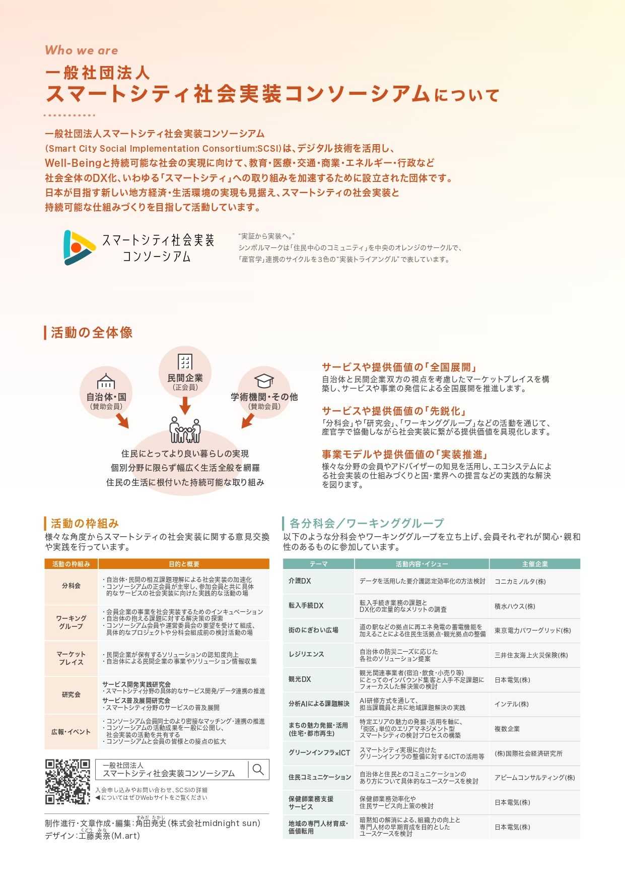 裏表紙（コンソーシアムの紹介）