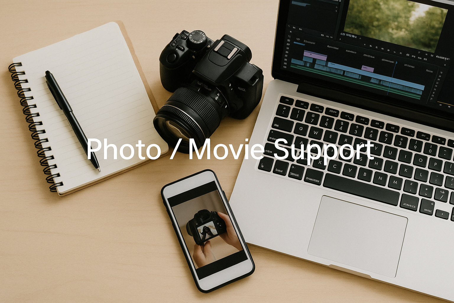🎬 ,写真・動画も、あなたの味方に。,b