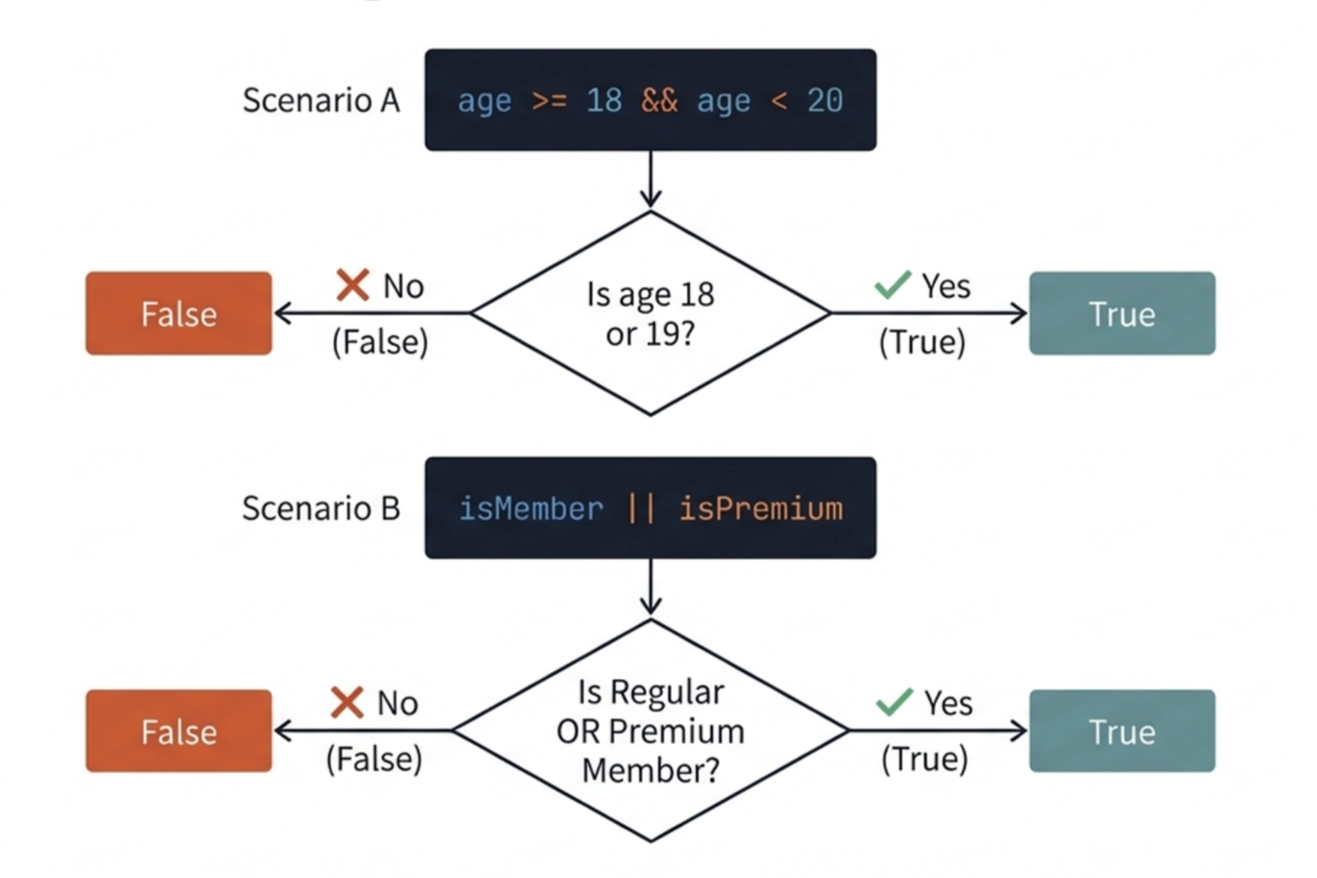 条件分岐のイメージ図