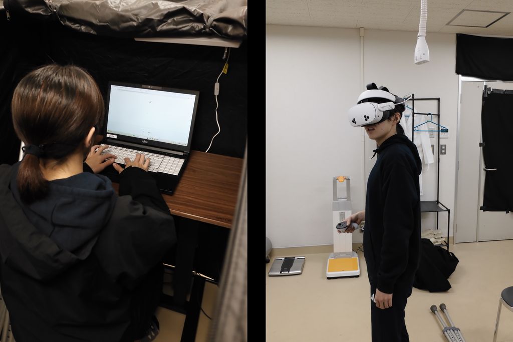 VR運動の効果検証の様子